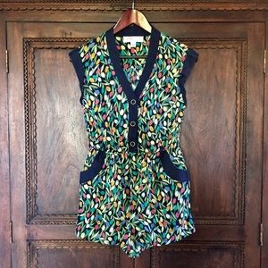 Lilka Women’s Short Multicolor Floral Jumpsuit SX